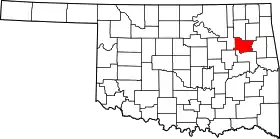 Localisation de Comté de Wagoner(Wagoner County)