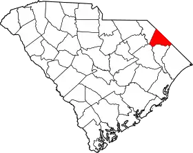 Localisation de Comté de Dillon(Dillon County)