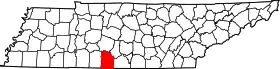Localisation de Comté de Giles(Giles County)