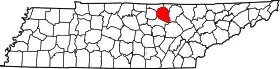 Localisation de Comté d'Overton(Overton County)