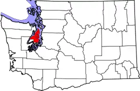 Localisation de Comté de Kitsap(Kitsap County)