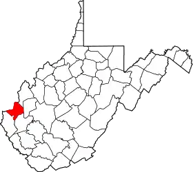 Localisation de Comté de Cabell(Cabell County)