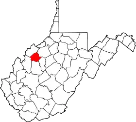 Localisation de Comté de Wirt(Wirt County)