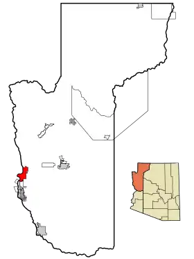 Localisation de Bullhead City