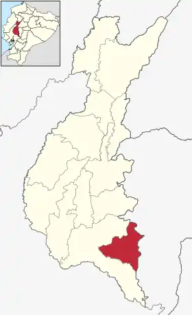 Localisation de Canton de Montalvo
