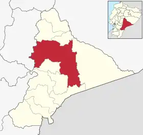 Localisation de Canton de Morona
