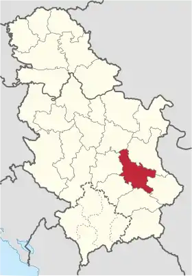 Localisation de Nišava