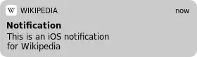 Image illustrative de l’article Centre de notifications (Apple)