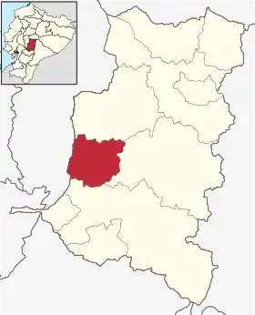 Localisation de Canton de Pallatanga