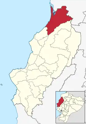 Localisation de Canton de Pedernales