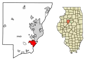 Localisation de Bartonville