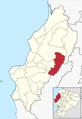 Localisation de Canton de Pichincha