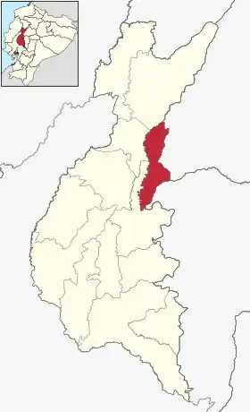 Localisation de Canton de Quinsaloma