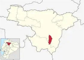 Localisation de Canton de Rumiñahui