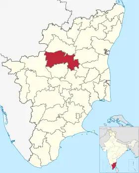 Localisation de District de Salem