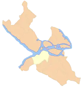 Localisation de Hägersten-Liljeholmen
