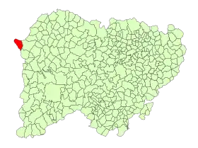 Localisation de La Fregeneda