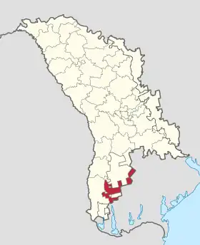 Localisation de Taraclia