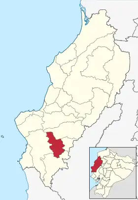 Localisation de Canton de Veinticuatro de Mayo