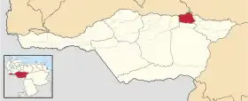 Localisation de Biruaca