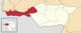 Localisation de Páez