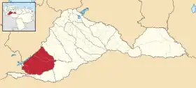 Localisation de Ezequiel Zamora