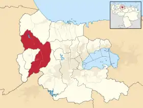 Localisation de Bejuma