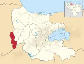Localisation de Miranda