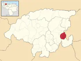 Localisation de Palavecino