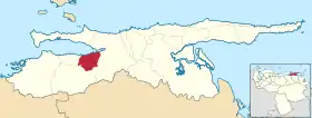 Localisation de Mejía