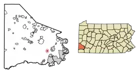 Localisation de Cokeburg