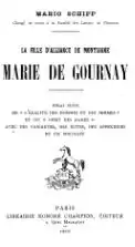 page de garde du livre de Schiff sur la fille de Montaigne