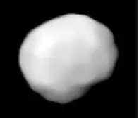Image de (704) Interamnia, l'un des 10 plus grands astéroïdes de la ceinture principale (D ~ 330&nbsp;km) / VLT, 2021.
